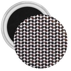 Coffee Beans Pattern Illustrator 3  Magnets by Pakrebo