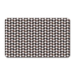 Coffee Beans Pattern Illustrator Magnet (rectangular) by Pakrebo