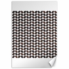 Coffee Beans Pattern Illustrator Canvas 12  X 18  by Pakrebo