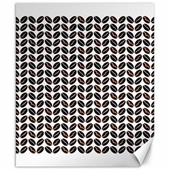 Coffee Beans Pattern Illustrator Canvas 20  X 24  by Pakrebo