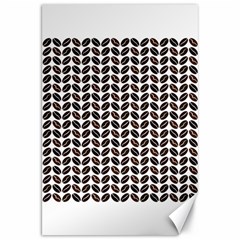 Coffee Beans Pattern Illustrator Canvas 20  X 30  by Pakrebo