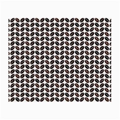 Coffee Beans Pattern Illustrator Small Glasses Cloth (2 Sides) by Pakrebo