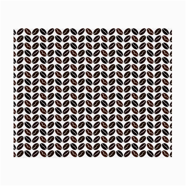 Coffee Beans Pattern Illustrator Small Glasses Cloth (2 Sides)