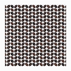 Coffee Beans Pattern Illustrator Medium Glasses Cloth (2 Sides) by Pakrebo