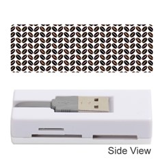 Coffee Beans Pattern Illustrator Memory Card Reader (stick) by Pakrebo