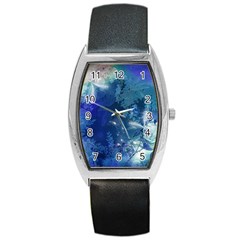 Wonderful Elegant Floral Design Barrel Style Metal Watch by FantasyWorld7