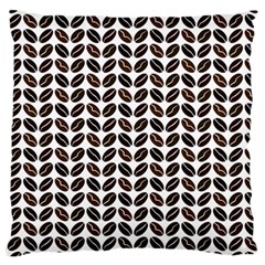 Coffee Beans Pattern Illustrator Large Cushion Case (two Sides) by Pakrebo