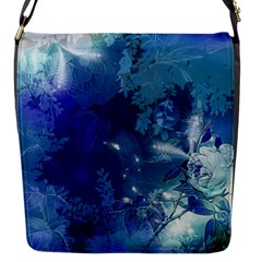 Wonderful Elegant Floral Design Flap Closure Messenger Bag (s) by FantasyWorld7