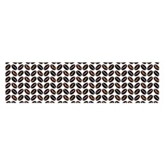 Coffee Beans Pattern Illustrator Satin Scarf (oblong) by Pakrebo