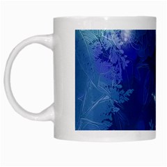 Wonderful Elegant Floral Design White Mugs by FantasyWorld7