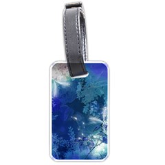 Wonderful Elegant Floral Design Luggage Tag (one Side)