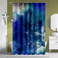 Wonderful Elegant Floral Design Shower Curtain 48  X 72  (small)  by FantasyWorld7