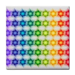 Background Colorful Geometric Tile Coasters by Pakrebo