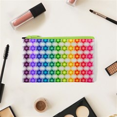 Background Colorful Geometric Cosmetic Bag (xs) by Pakrebo