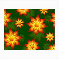 Flower Pattern Floral Non Seamless Small Glasses Cloth by Pakrebo