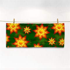 Flower Pattern Floral Non Seamless Hand Towel by Pakrebo