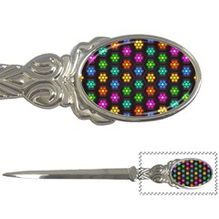 Pattern Background Colorful Design Letter Opener by Pakrebo