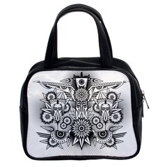 Forest Patrol Tribal Abstract Classic Handbag (two Sides) by Pakrebo