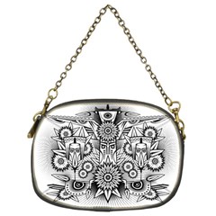 Forest Patrol Tribal Abstract Chain Purse (two Sides) by Pakrebo