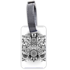 Forest Patrol Tribal Abstract Luggage Tag (one Side) by Pakrebo