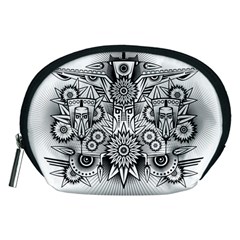 Forest Patrol Tribal Abstract Accessory Pouch (medium) by Pakrebo