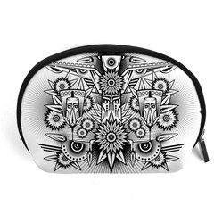 Forest Patrol Tribal Abstract Accessory Pouch (large) by Pakrebo