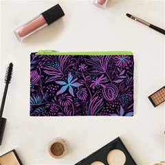 Stamping Pattern Leaves Drawing Cosmetic Bag (xs) by Pakrebo