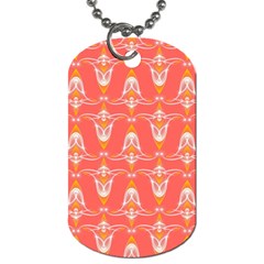 Seamless Pattern Background Dog Tag (one Side) by Pakrebo