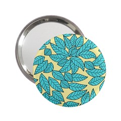 Leaves Dried Leaves Stamping 2 25  Handbag Mirrors by Pakrebo