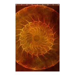 Orange Warm Hues Fractal Chaos Shower Curtain 48  X 72  (small)  by Pakrebo