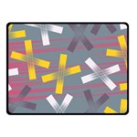 Background Abstract Non Seamless Double Sided Fleece Blanket (Small)  45 x34  Blanket Back