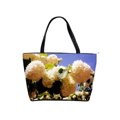 Yellow Snowball Branch Classic Shoulder Handbag by okhismakingart