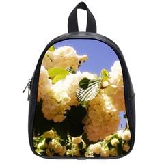 Yellow Snowball Branch School Bag (small) by okhismakingart