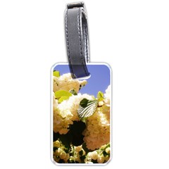 Yellow Snowball Branch Luggage Tag (one Side) by okhismakingart