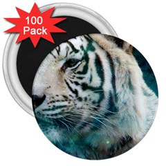 White Tiger 3  Magnets (100 Pack) by snowwhitegirl