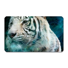 White Tiger Magnet (rectangular) by snowwhitegirl