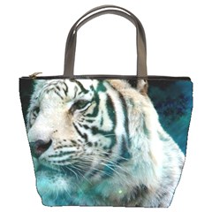 White Tiger Bucket Bag by snowwhitegirl