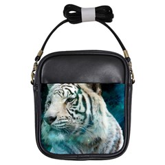 White Tiger Girls Sling Bag by snowwhitegirl