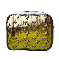 Flying Sheep Mini Toiletries Bag (one Side) by snowwhitegirl