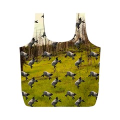 Flying Sheep Full Print Recycle Bag (m) by snowwhitegirl