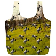 Flying Sheep Full Print Recycle Bag (xl) by snowwhitegirl