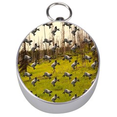 Flying Sheep Silver Compasses by snowwhitegirl