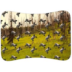 Flying Sheep Velour Seat Head Rest Cushion by snowwhitegirl