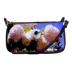 Pink Snowball Branch  Shoulder Clutch Bag by okhismakingart