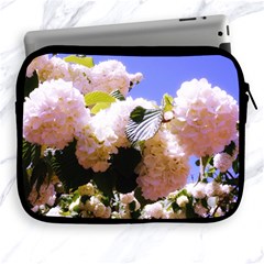 Pink Snowball Branch  Apple Ipad 2/3/4 Zipper Cases by okhismakingart