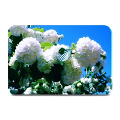 Blue Snowball Branch Plate Mats by okhismakingart