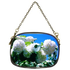 Blue Snowball Branch Chain Purse (one Side) by okhismakingart