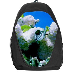 Blue Snowball Branch Backpack Bag by okhismakingart