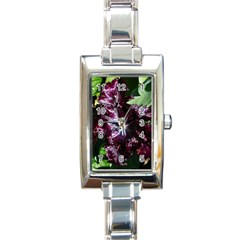 Galaxy Tulip Rectangle Italian Charm Watch by okhismakingart