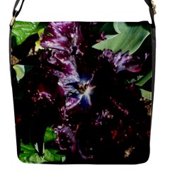 Galaxy Tulip Flap Closure Messenger Bag (s) by okhismakingart